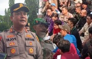 Pengamanan Humanis Dilakukan Polres Ciamis dalam Aksi Demonstrasi di DPRD Ciamis