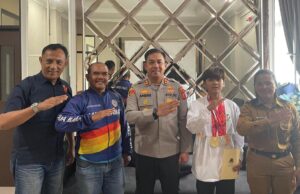 Kapolres Pangandaran Apresiasi Callista, Atlet Muda Peraih Emas Popnas 2025
