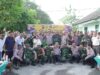 Polres Banjar Serahkan Bantuan Semen untuk Pembangunan Koramil 1313 Banjar