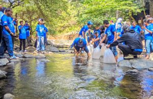 Sambut HUT ke-25, Demokrat Ciamis Tanam 2.026 Bibit dan Tebar Ribuan Benih Ikan di Kawasan Cireong