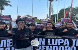 Setahun Tanpa Kepastian, Aliansi Mahasiswa Garut Kembali Tagih Keadilan Korban Pendopo