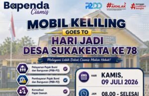 Bapenda Ciamis Hadirkan Inovasi Layanan Pajak di Hari Jadi Desa Sukakerta ke-78