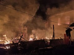 Diduga Dipicu Kebocoran Gas, Tiga Rumah di Cimenyan Banjar Hangus Terbakar
