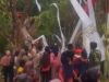 Jembatan Gantung Pongpet di Cijulang Anjlok Saat Bupati Pangandaran Melintas