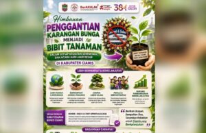 Ciamis Dorong Tradisi Ucapan Benih dari Karangan Bunga ke Bibit Tanaman