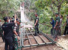 KSAD Tinjau Jembatan Pongpet Pangandaran, Akui Perlu Evaluasi