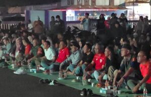 Jersey PSGC Warnai Nobar Timnas Indonesia vs Malaysia di Kawali