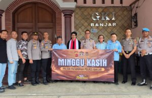 Minggu Kasih, Kapolres Banjar Perkuat Sinergi Polisi dan Jemaat GKI