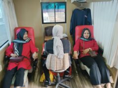 Peringati Hari Sumpah Pemuda ke-98, Wanoja Perjuangan dan DPC PDI Perjuangan Kota Banjar Gelar Donor Darah